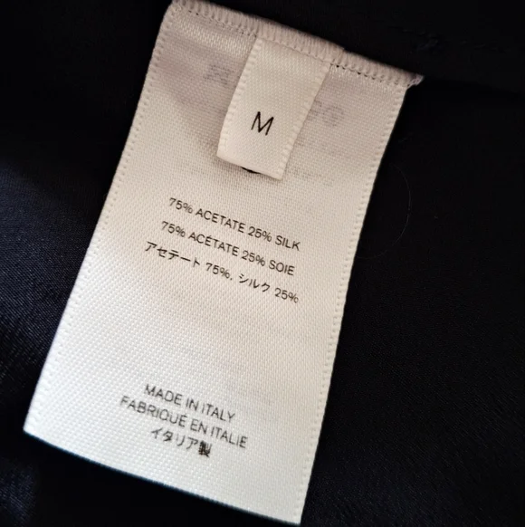 THE ROW Cutro Open Knit Silk Sleeveless Maxi Dress Midnight Blue M Org $2,550 - Picture 13 of 16